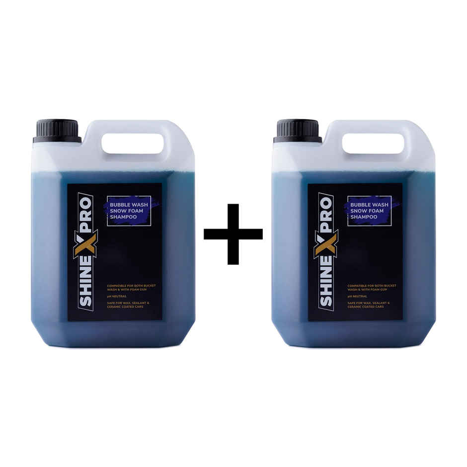 ShinexPro Foam Car Wash Shampoo Concentrate | ph Neutral | Shine Enhancing Formula | Thick Suds Combo