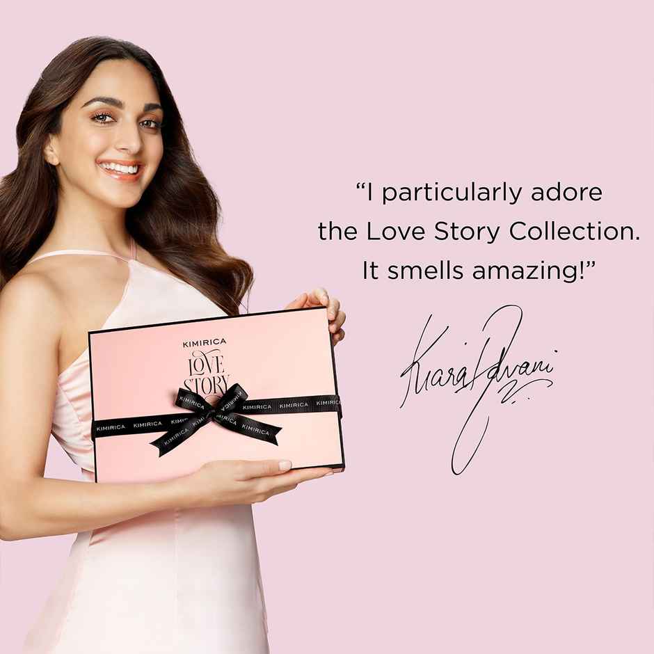 Kimirica Valentine Love Story Experience Gift Set | Luxury Bath & Body Essentials for Women