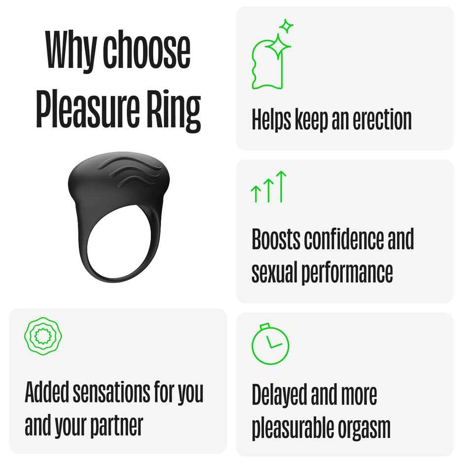 Bold Care Pleasure Ring  For Erection Support