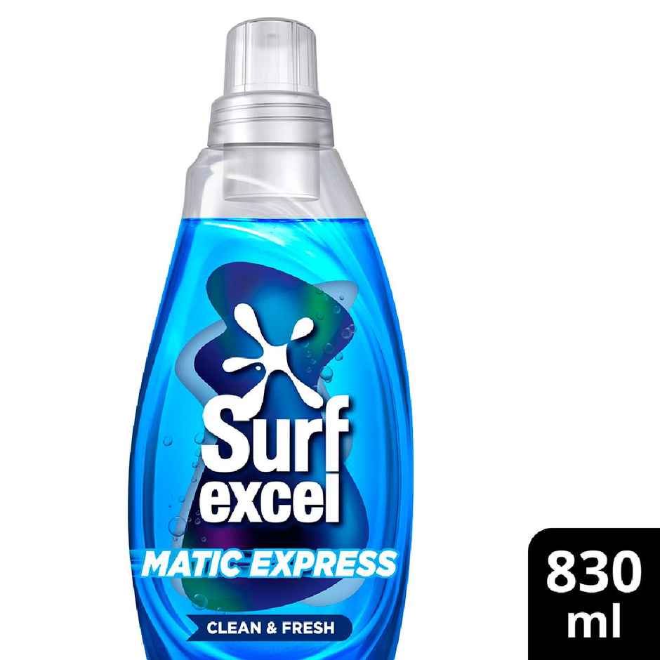 Surf Excel Matic Express Clean & Fresh (830ml) & Comfort Perfume Deluxe Elixir (1.8L) Combo
