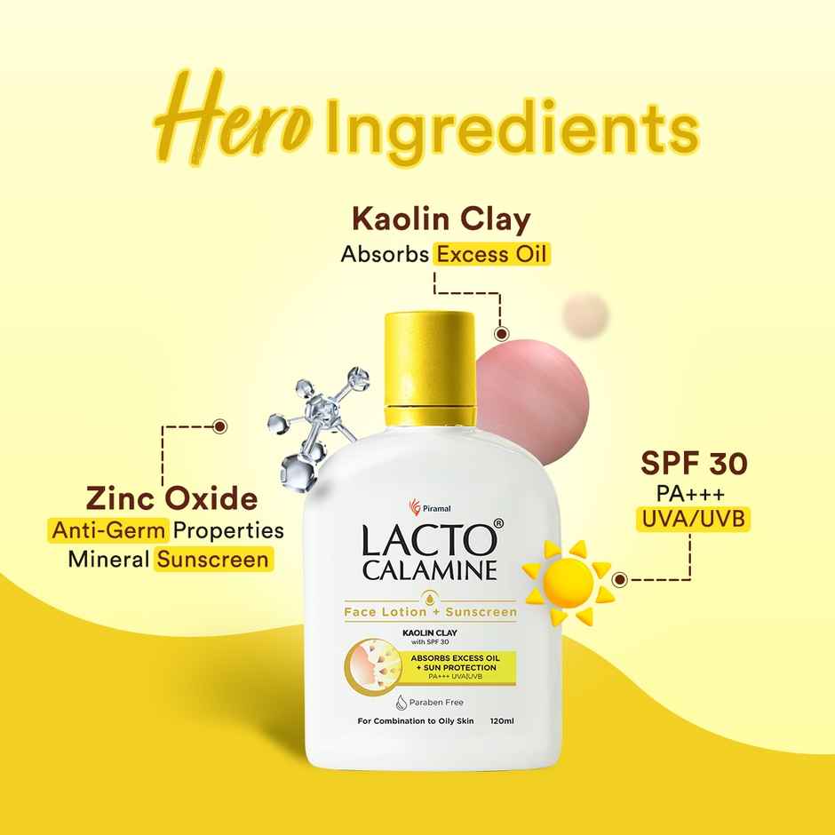 Lacto Calamine Sunscreen Lotion With SPF 30 Face & Body Lotion