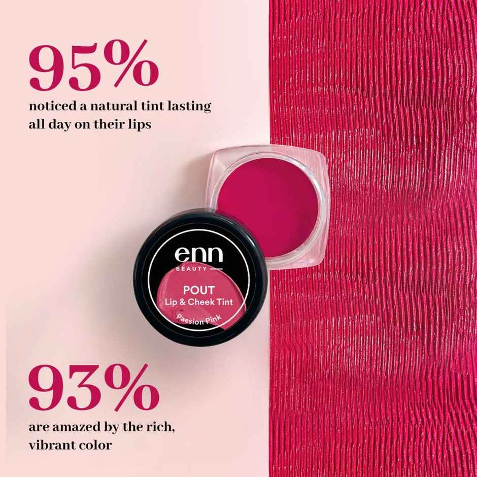 ENN Beauty Pout Lip & Cheek Tint | Passion Pink