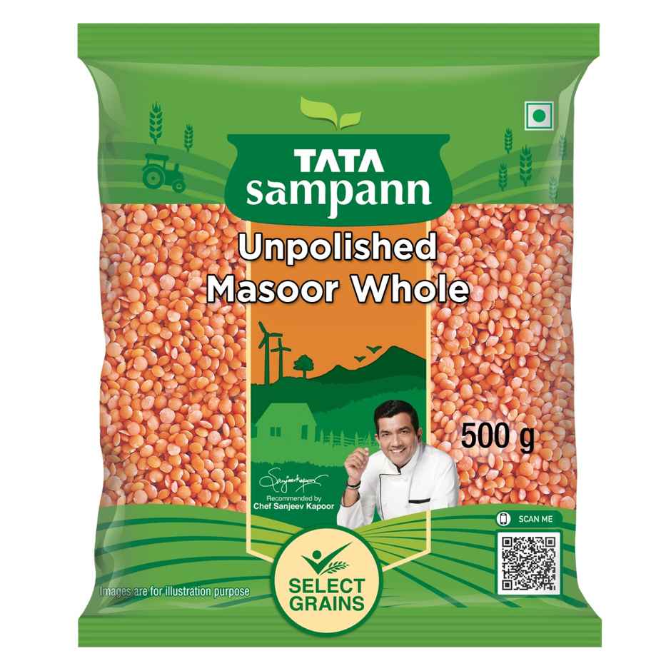 Tata Sampann Unpolished Masoor - Whole