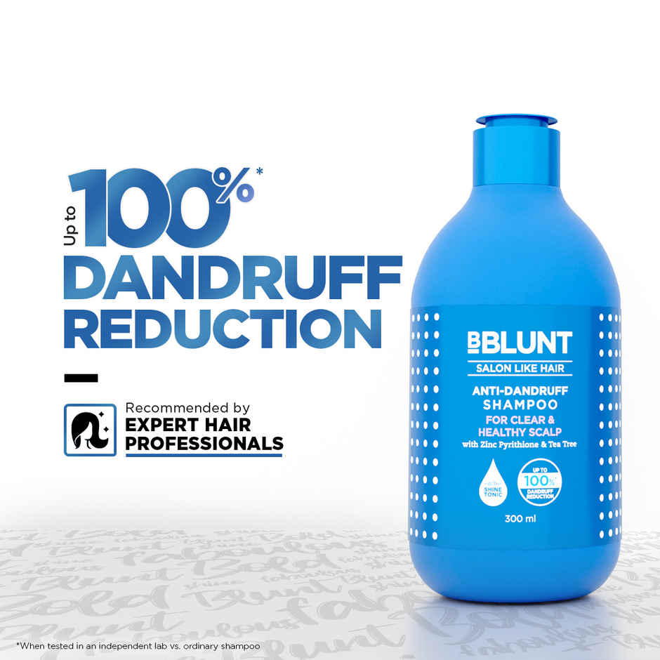 BBlunt Anti-Dandruff Shampoo For A Clear & Healthy Scalp