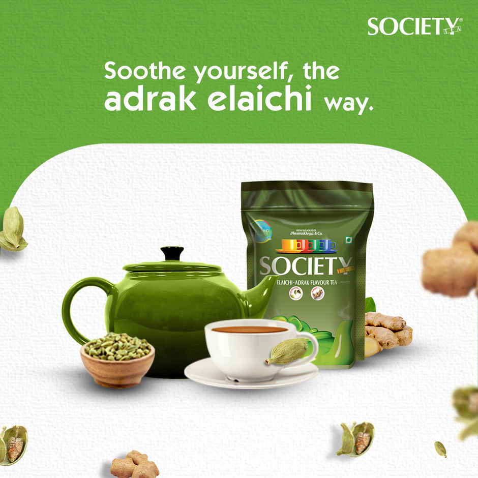 Society Elaichi-Adrak Flavour Tea Pouch