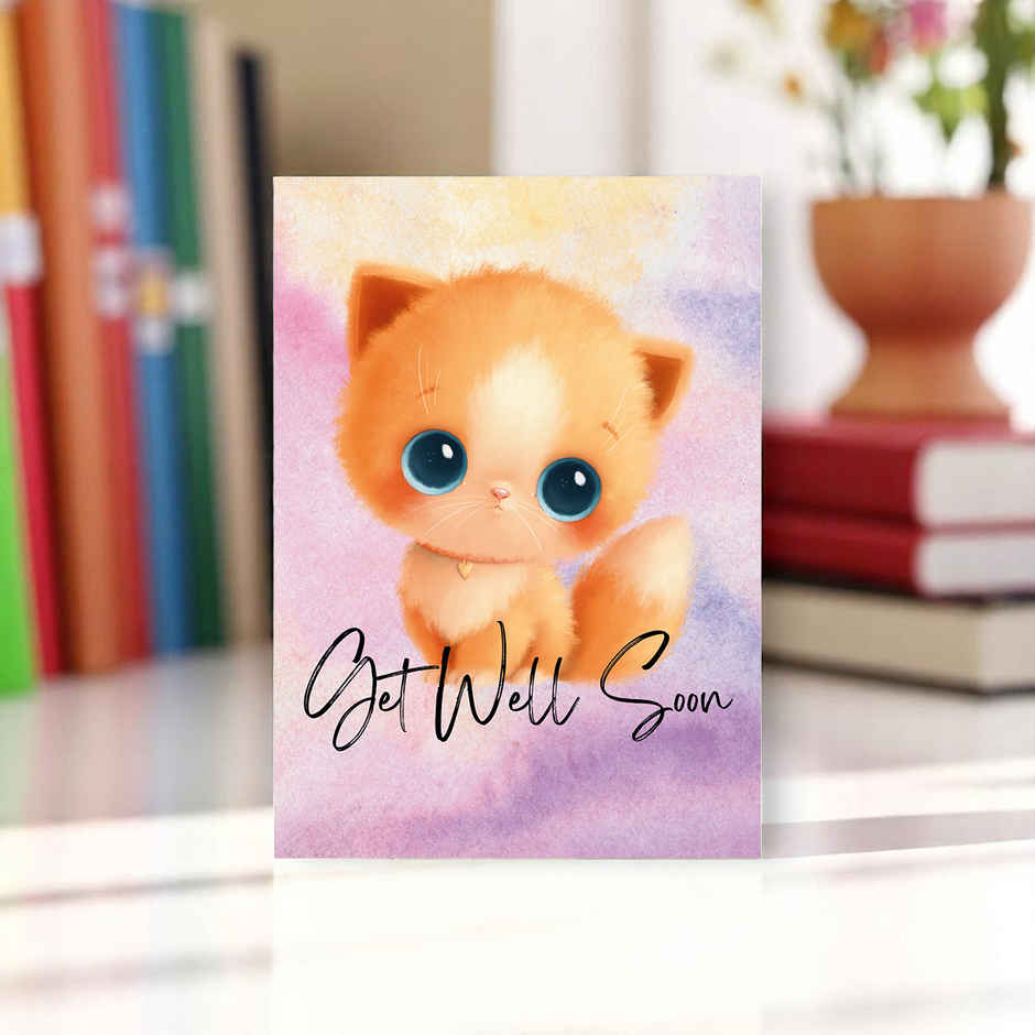 House Of Festivals Get Well Soon Greeting Card - Design 4