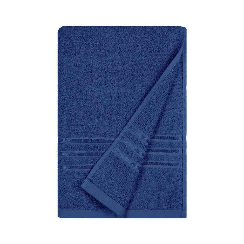 Home Elegance by myTrident Comfort Living Cotton Bath Towel | 70cm x 140cm | 400 GSM | Navy Blue