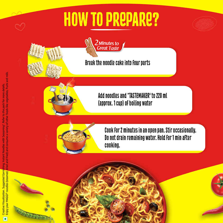 MAGGI 2-Minute Instant Noodles | Masala Noodles | Made With Quality Spices