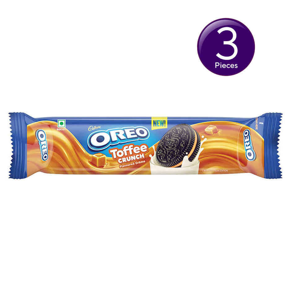 Cadbury Oreo Toffee Crunch Flavour Creme Sandwich Biscuit Combo  