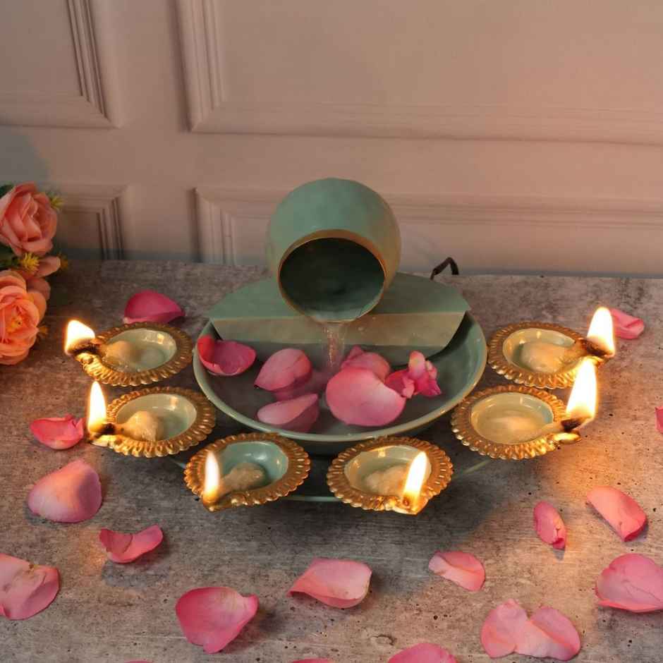 Diya Urli Bowl Water Fountain | Urban Born