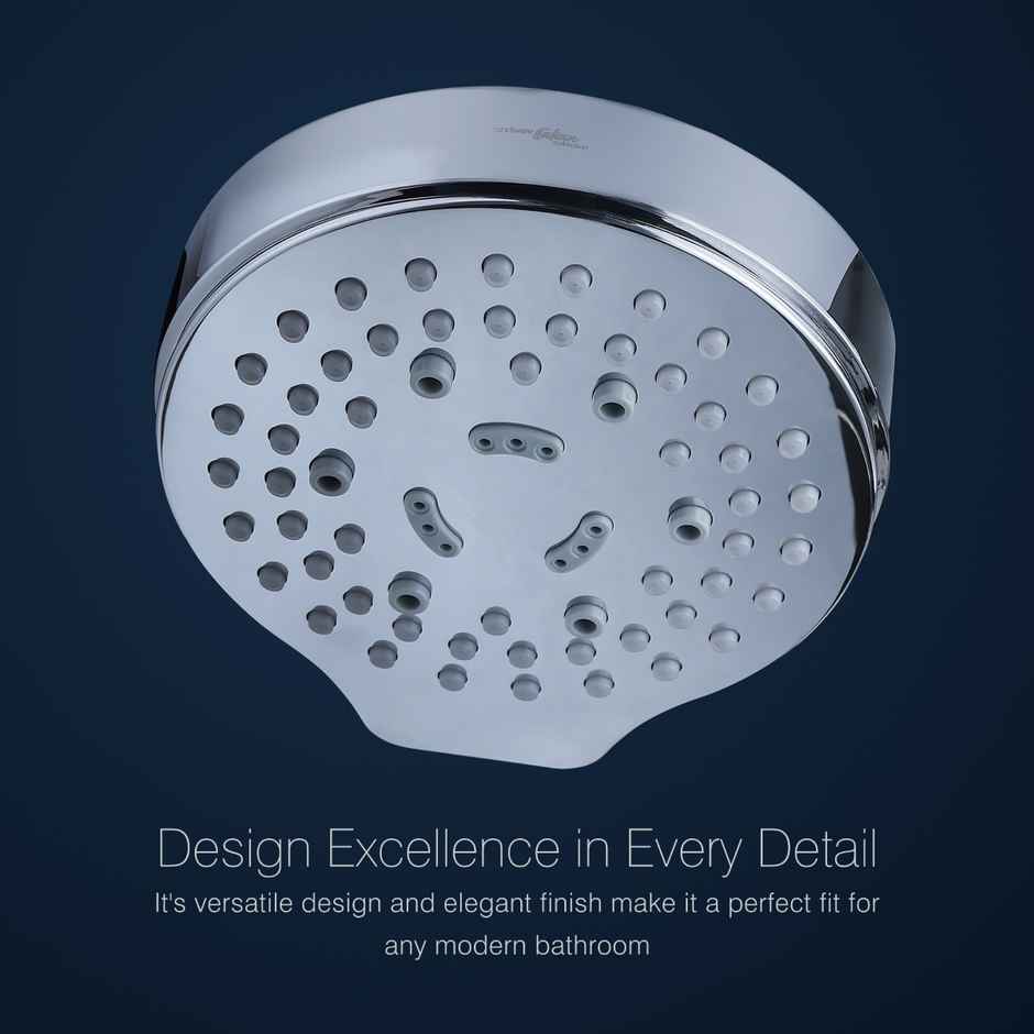 Hindware 6 Mode Overhead Shower without Arm, Rain, Mist, Massage & Combination Modes, Chrome Finish