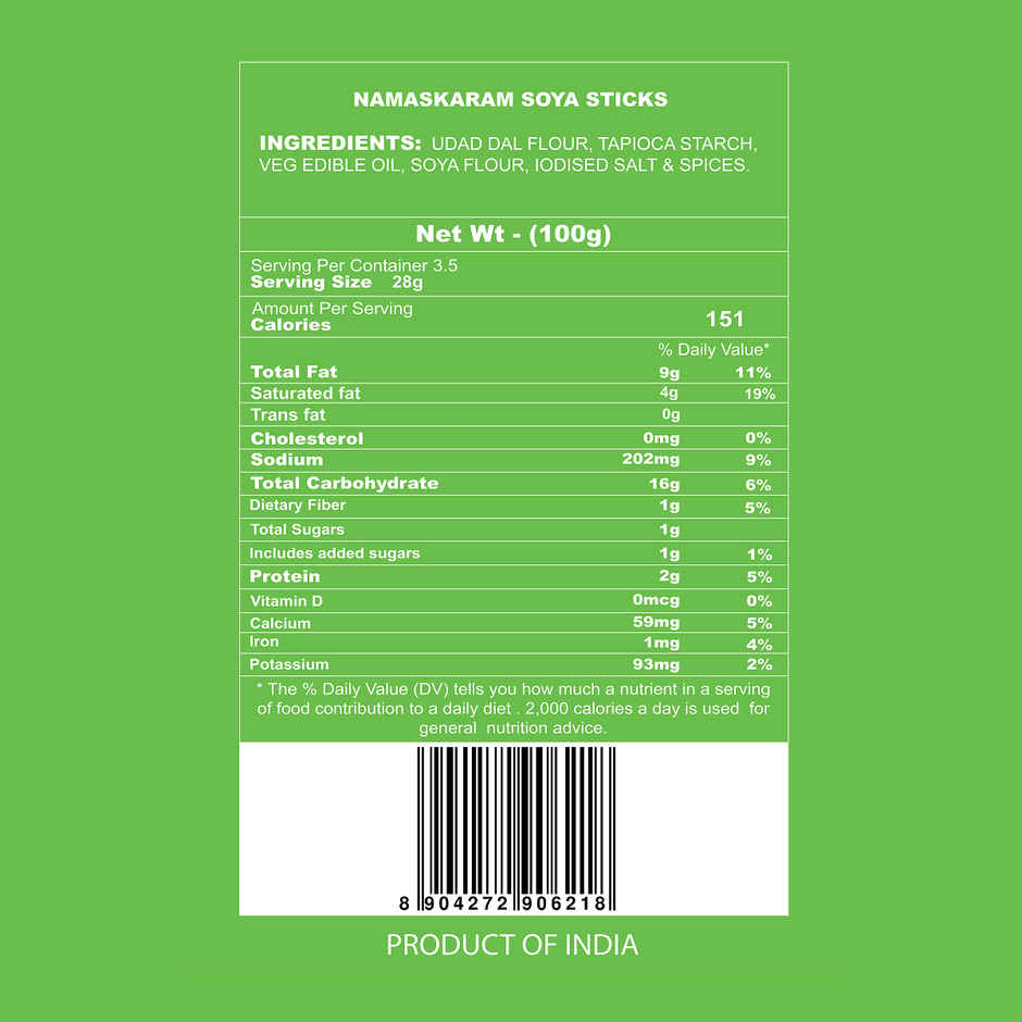 Namaskaram Soya Sticks