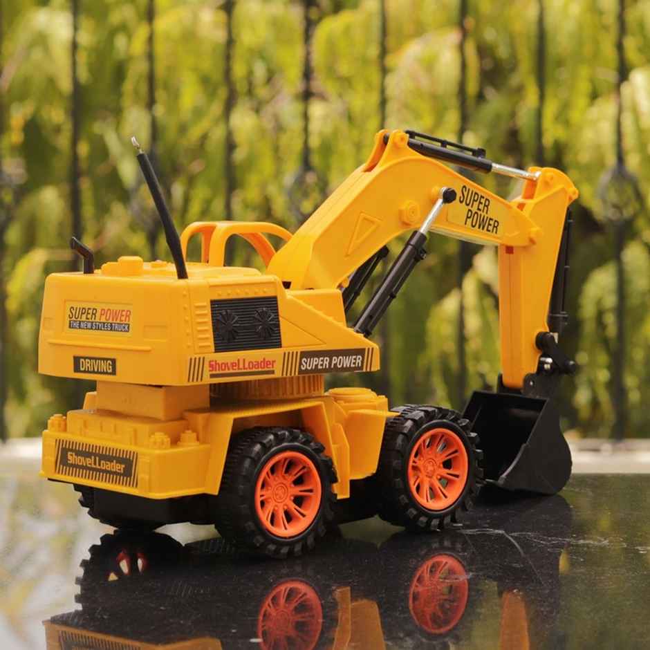 Fablue Remote-Controlled JCB Digger Truck Toy for Kids - Realistic Construction Vehicle For Kids