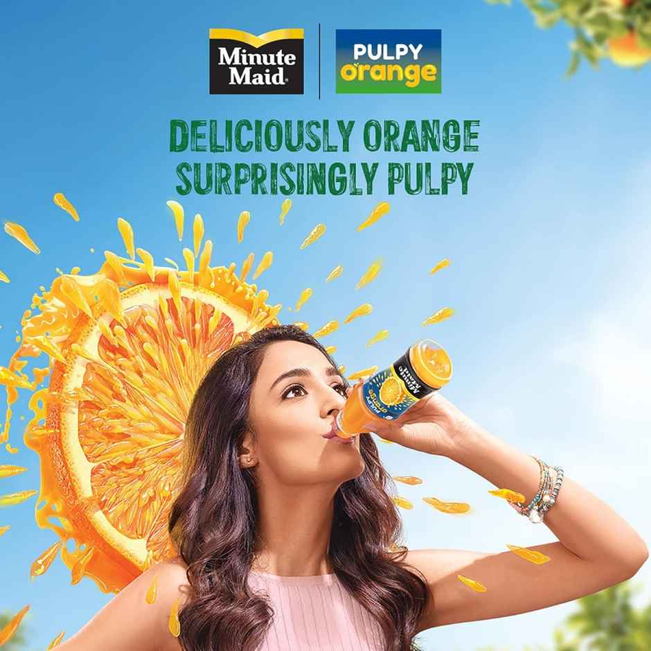 Minute Maid Pulpy Orange Fruit Juice | Fruity & Refreshing