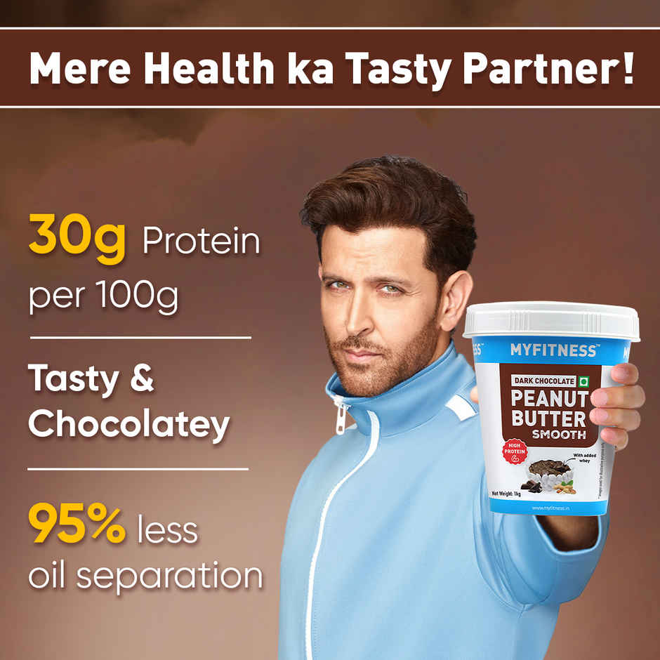 MyFitness High Protein Dark Chocolate Peanut Butter Smooth Spread
