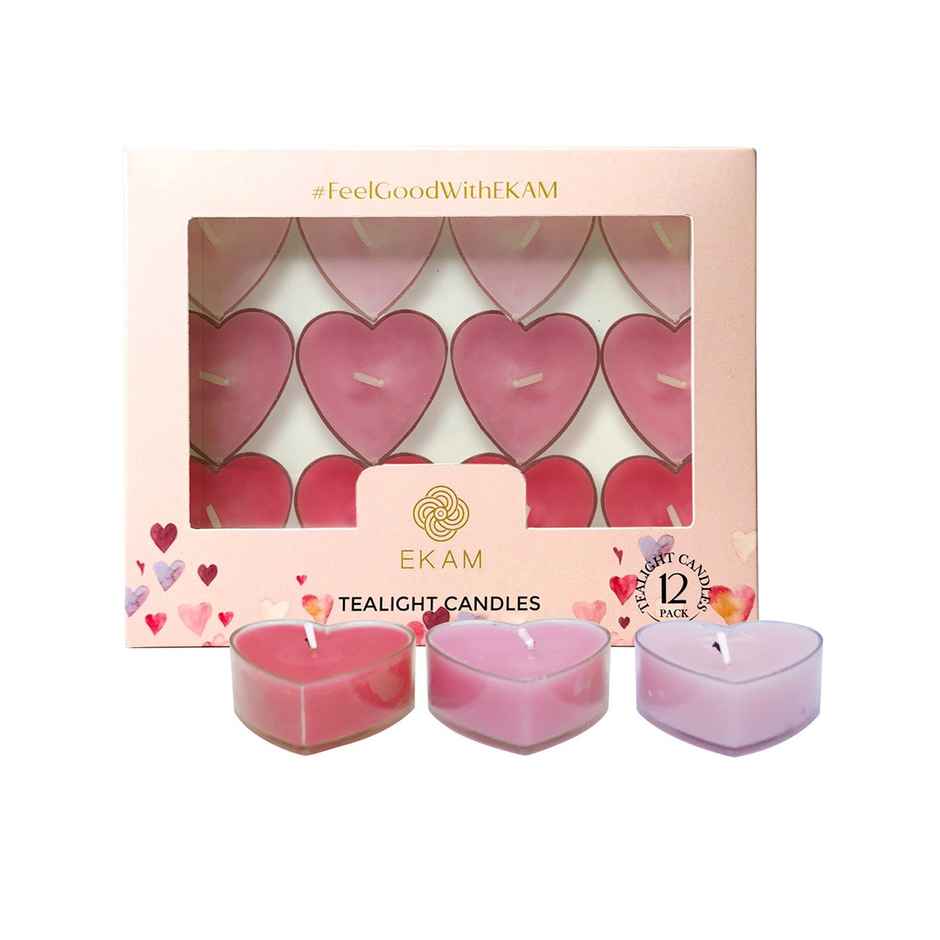 Ekam Heart Shaped Tealight Candle