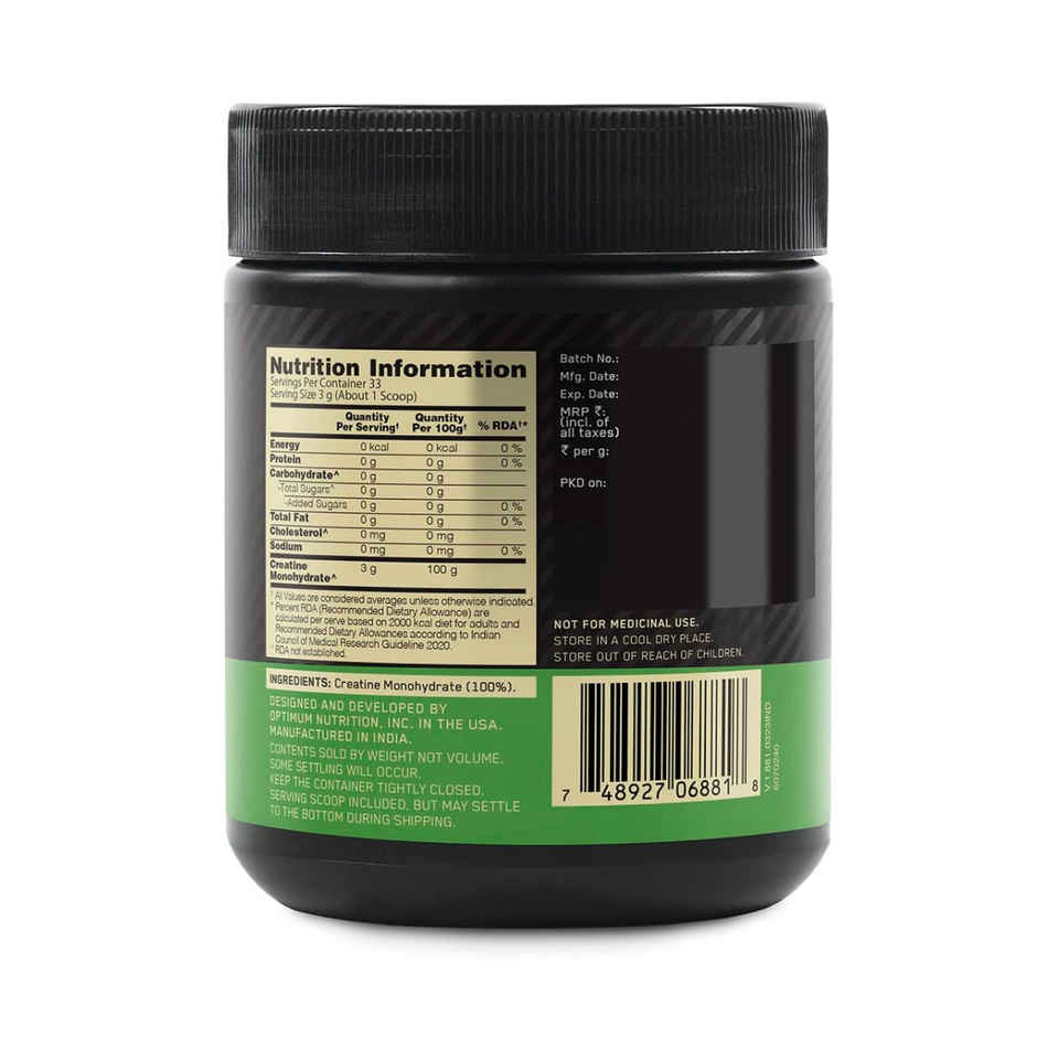Optimum Nutrition Micronised Creatine Powder Unflavored
