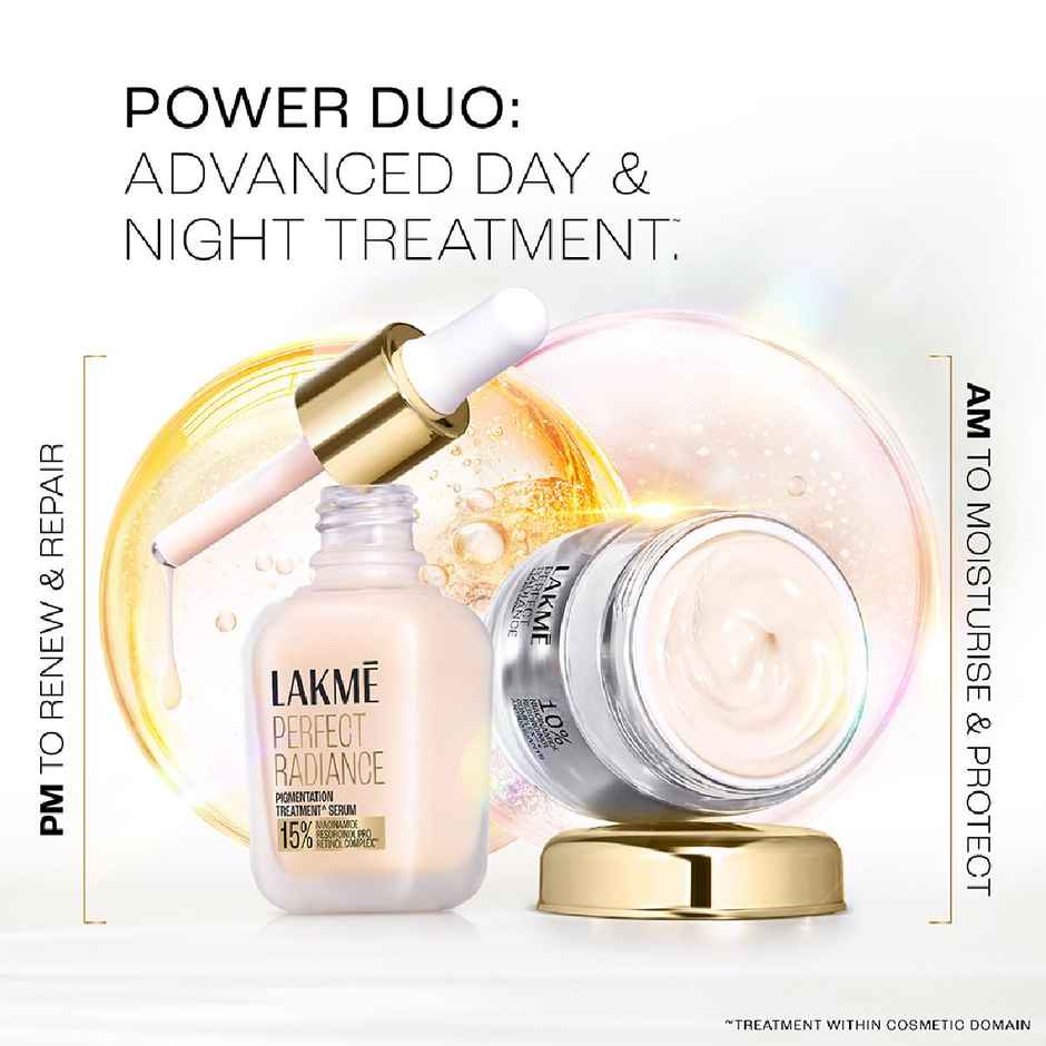 Lakme Perfect Radiance Day Gel Creme With 10% Niacinamide Resorcinol Complex & Antioxidants