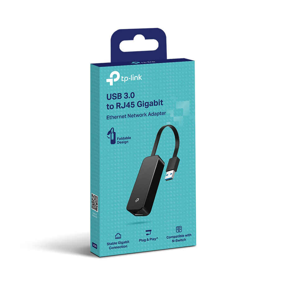 TP-Link UE306 RJ45 USB 3.0 to Gigabit Ethernet Network Adapter, Plug and Play