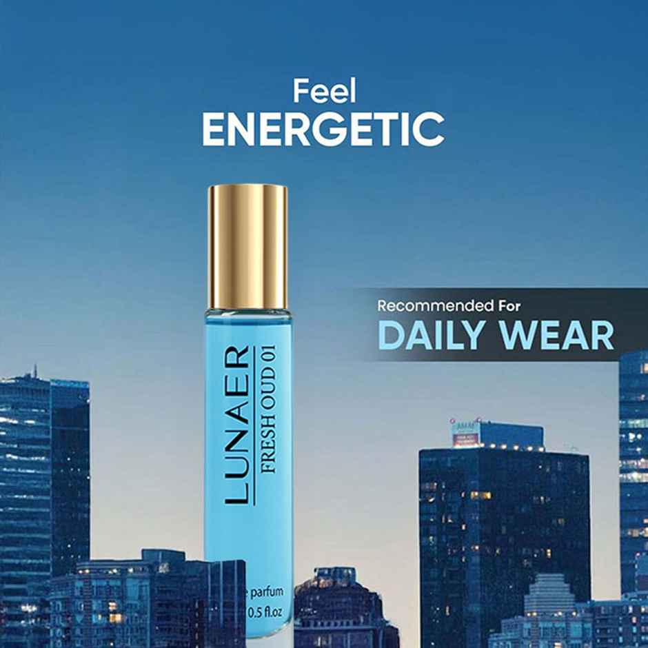 Lunaer Fresh Oud Unisex Travel Mini Perfume