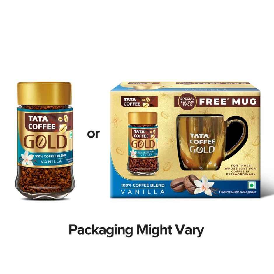 Tata Coffee Gold Vanilla Flavoured Instant Coffee