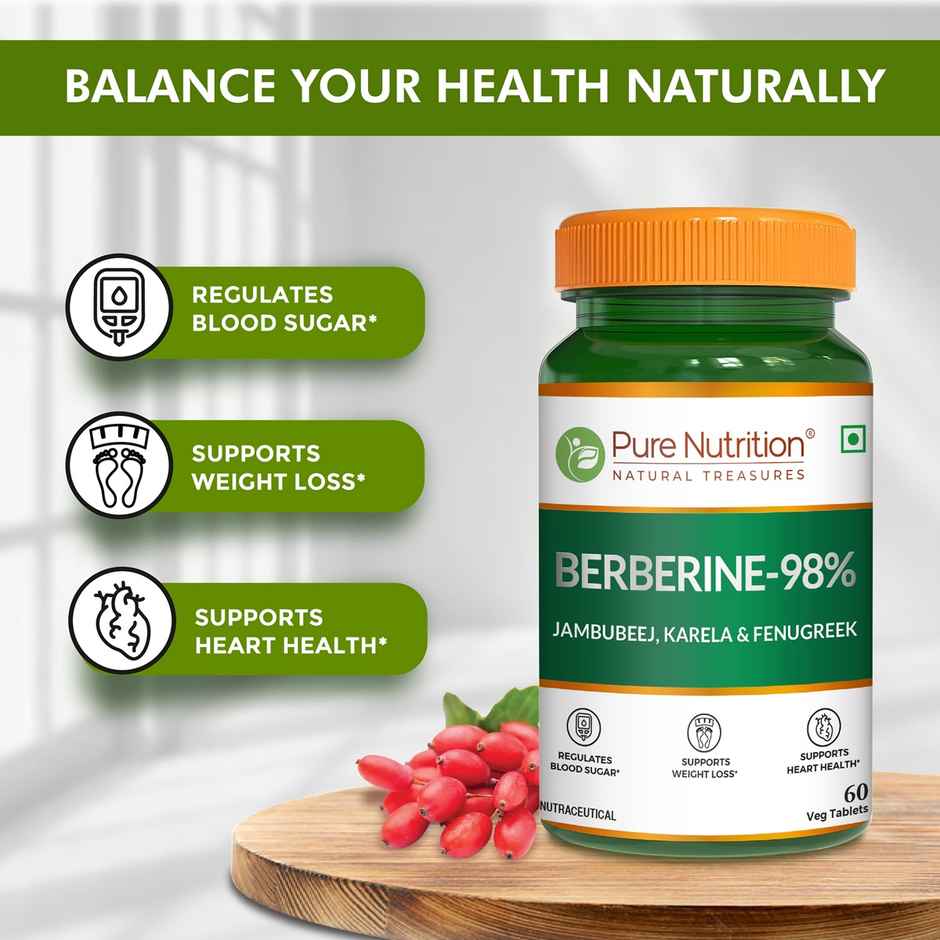 Pure Nutrition Berberine Supplement 60 Tablets