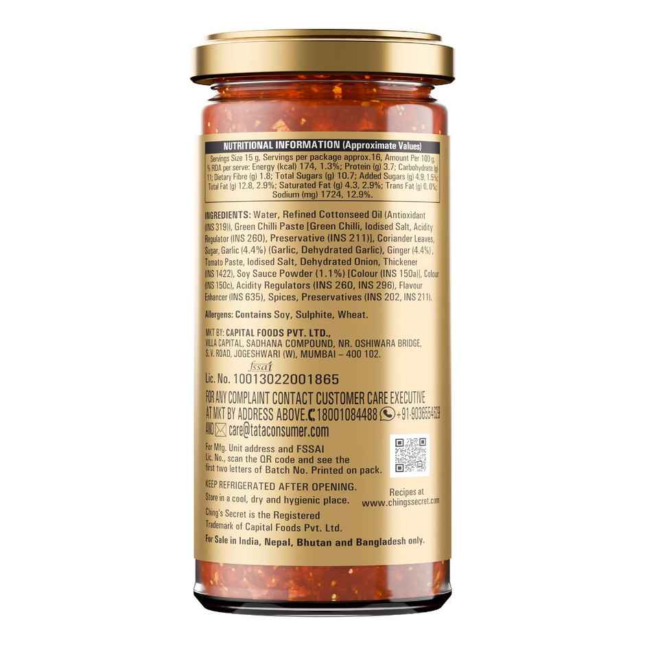 Ching's Premium Manchurian Stir Fry Sauce, Ready to Cook Sauce, No Added Colour, No MSG