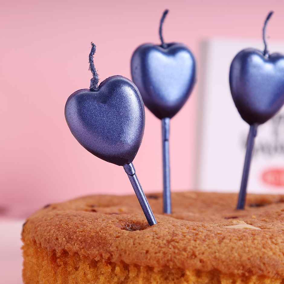 Heart Shape Stick Candles | Birthday Cake Decoration | Party Candles | Valentine | Propcon