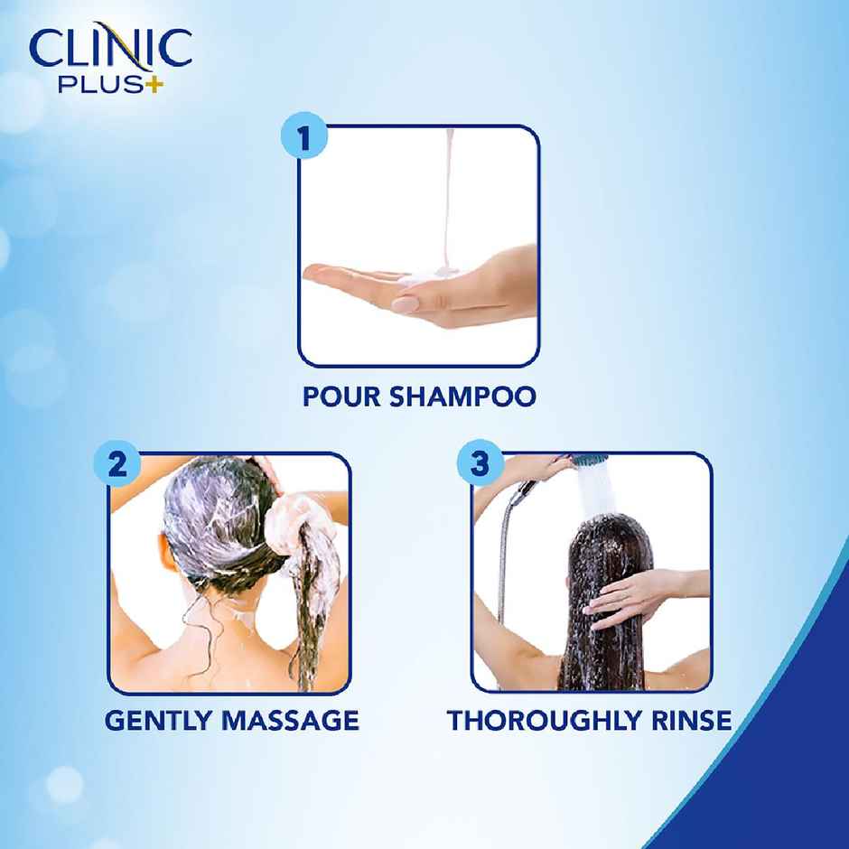 Clinic Plus Strong & Long Shampoo with Milk Proteins and Multivitamins