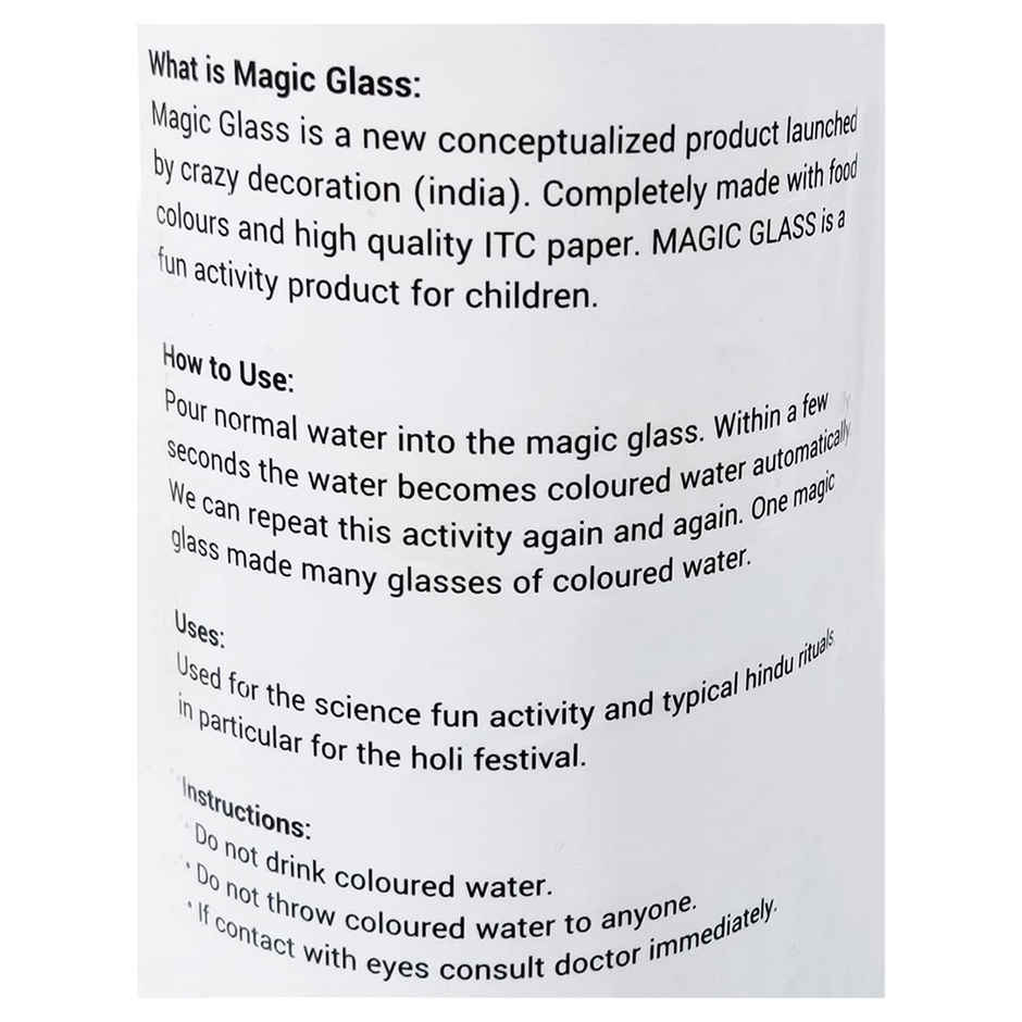 Holi Magic Glass | Pack of 2