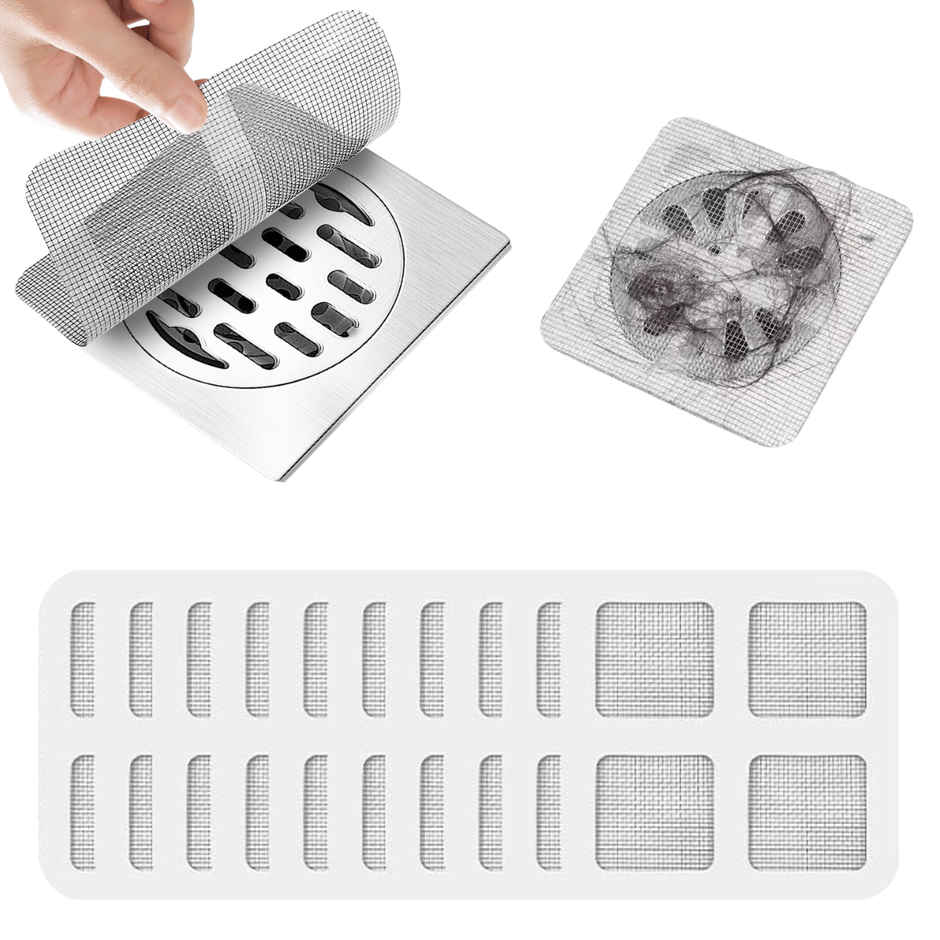 Zulaxy Disposable Drain Hair Catcher & Strainer Cover for Bathroom