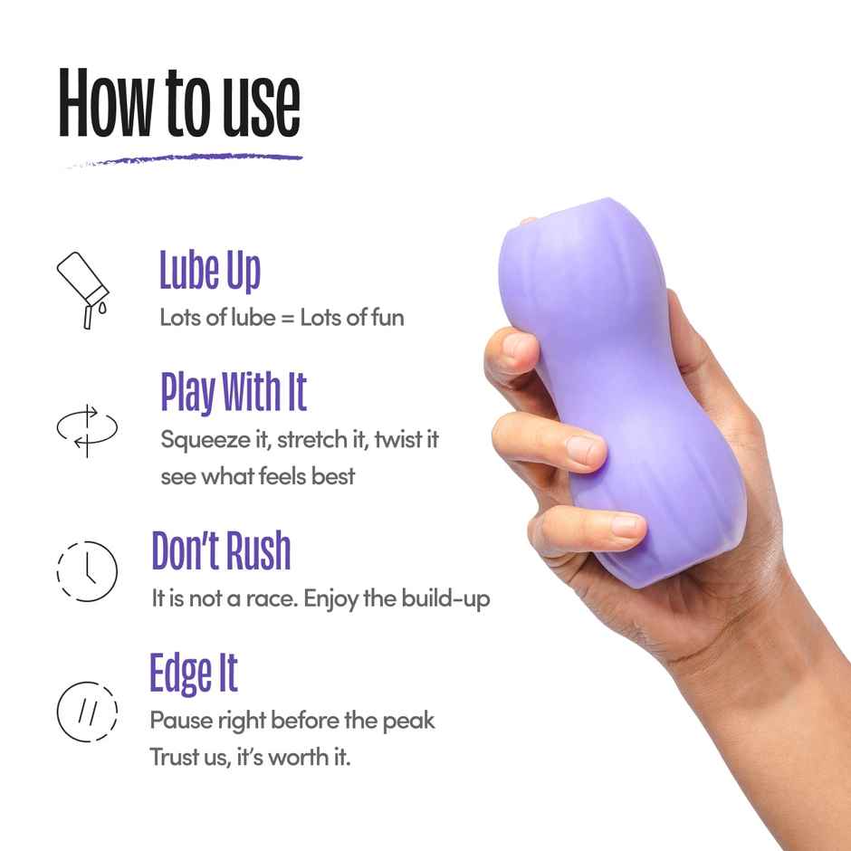 Bold Care Masterstroke Stroker For Men | Ribbed and Textured