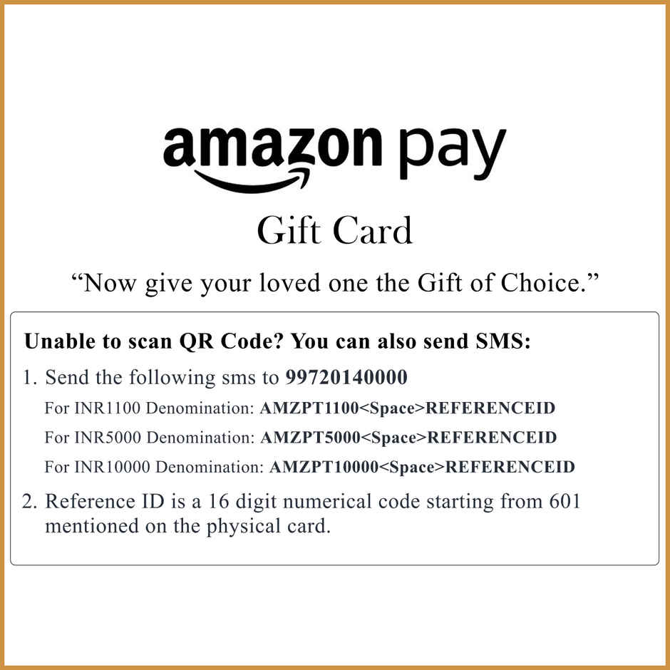 Amazon Pay Gift Card Black Box - 5000