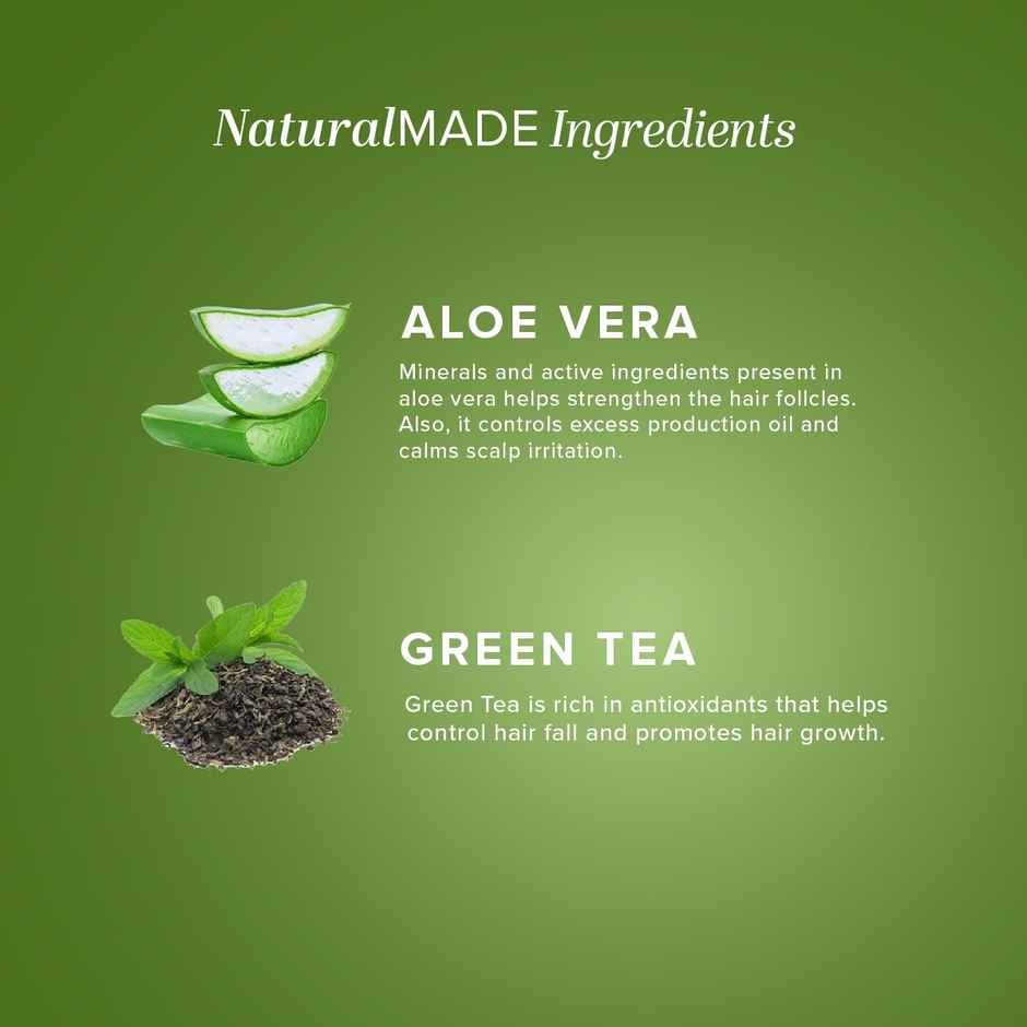 Khadi Natural Green Tea Aloe Vera Hair Conditioner | For Smooth and Manageable Hair