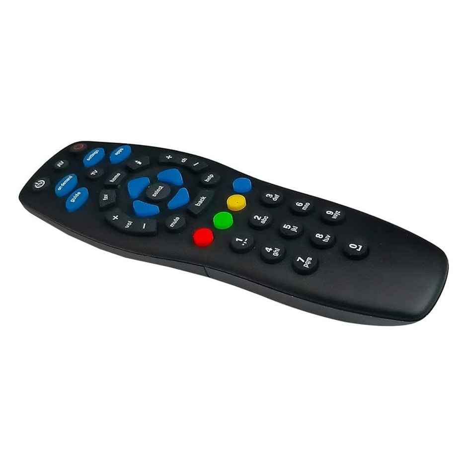 Ailkin Universal Remote for Tata Sky Set-Top Box| Easy Control| Lightweight| Black