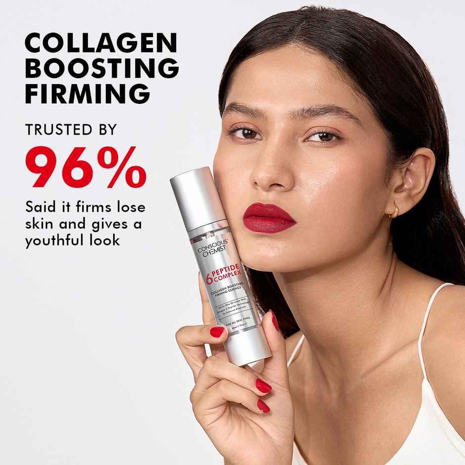 Conscious Chemist 6 Peptide Complex Collagen Boosting & Firming Essence For Fine Lines & Wrinkles