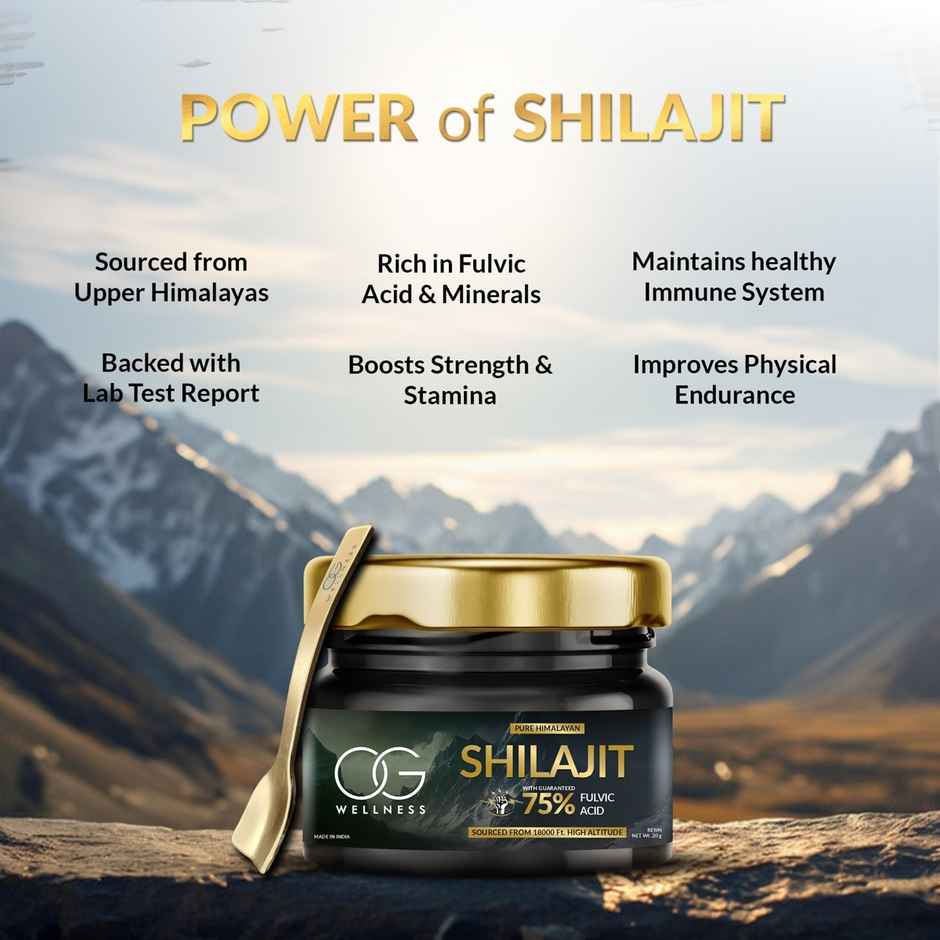 Og Wellness Pure Himalayan Shilajit Resin