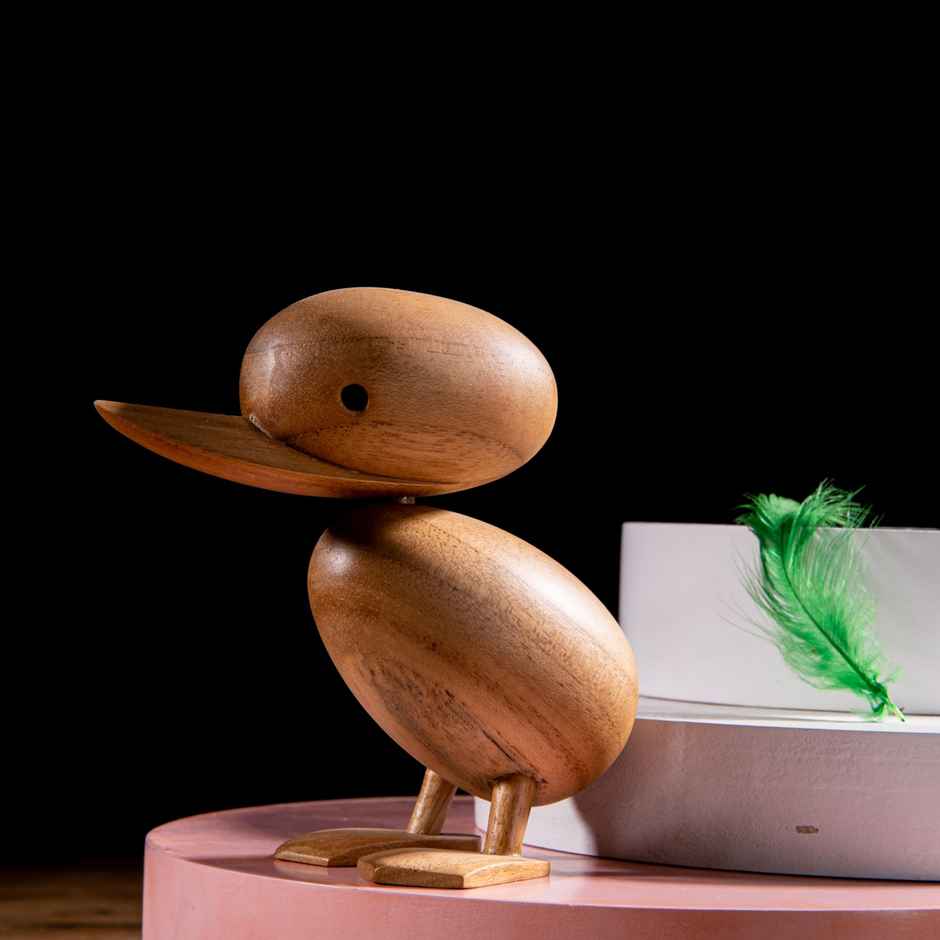 Gibox Handcrafted Wooden Duckling