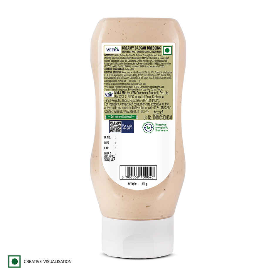 Veeba Creamy Caesar Dressing