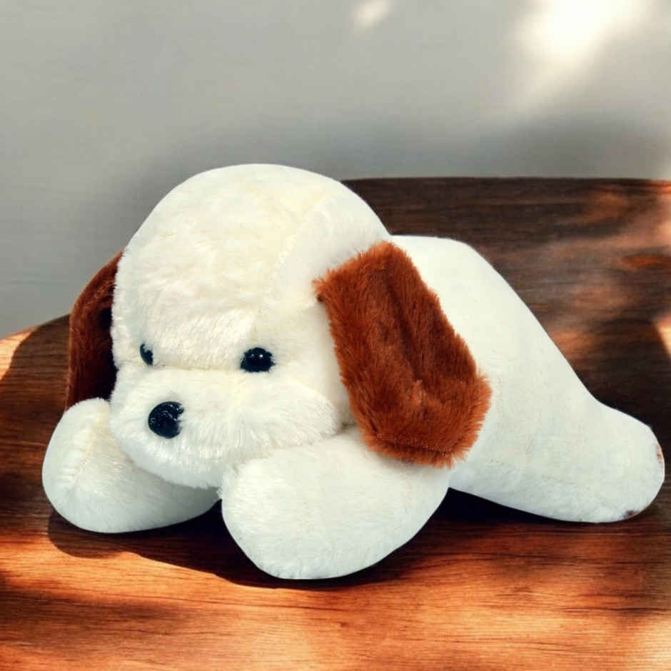 Babique Dog Cute Plush Soft Toys for Kids Birthday Gift 26 cm White