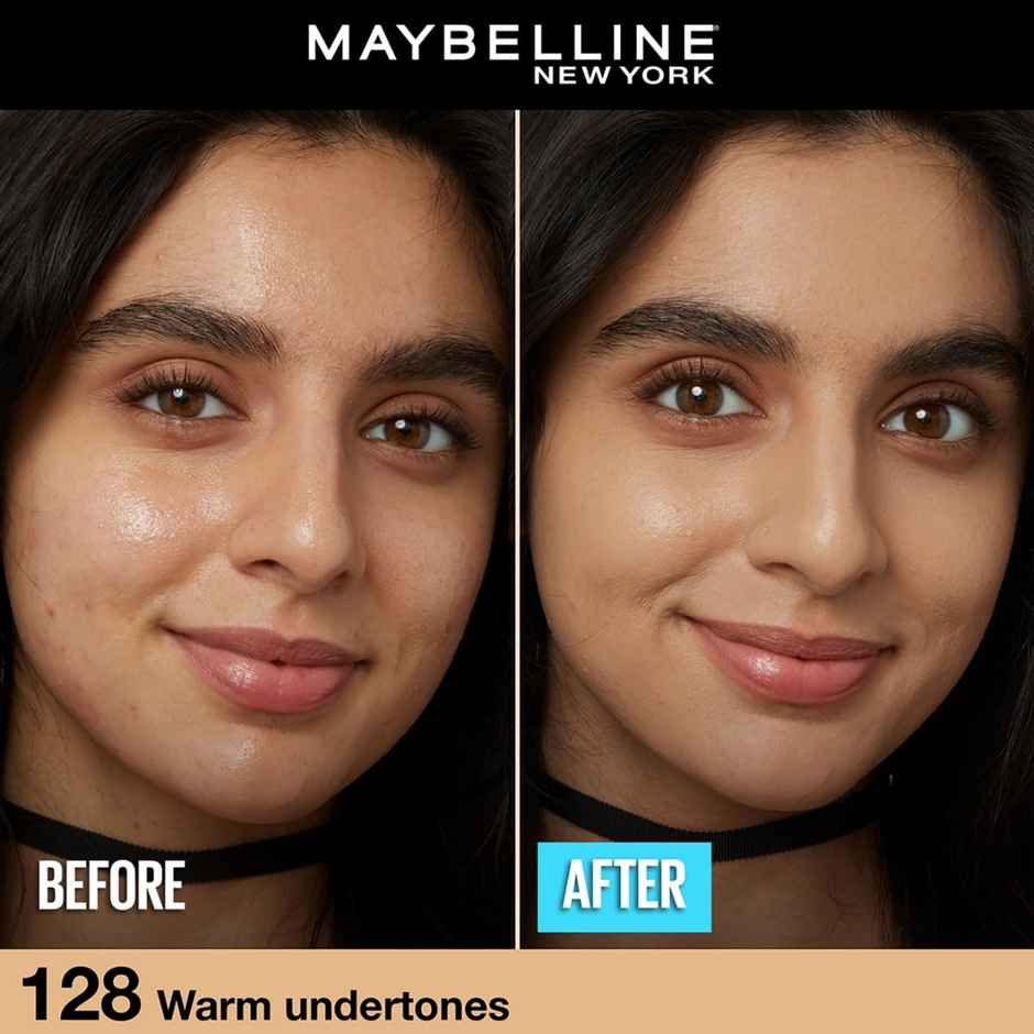 Maybelline New York Fit Me Matte + Poreless Liquid Foundation With Spf | 128 Warm Nude