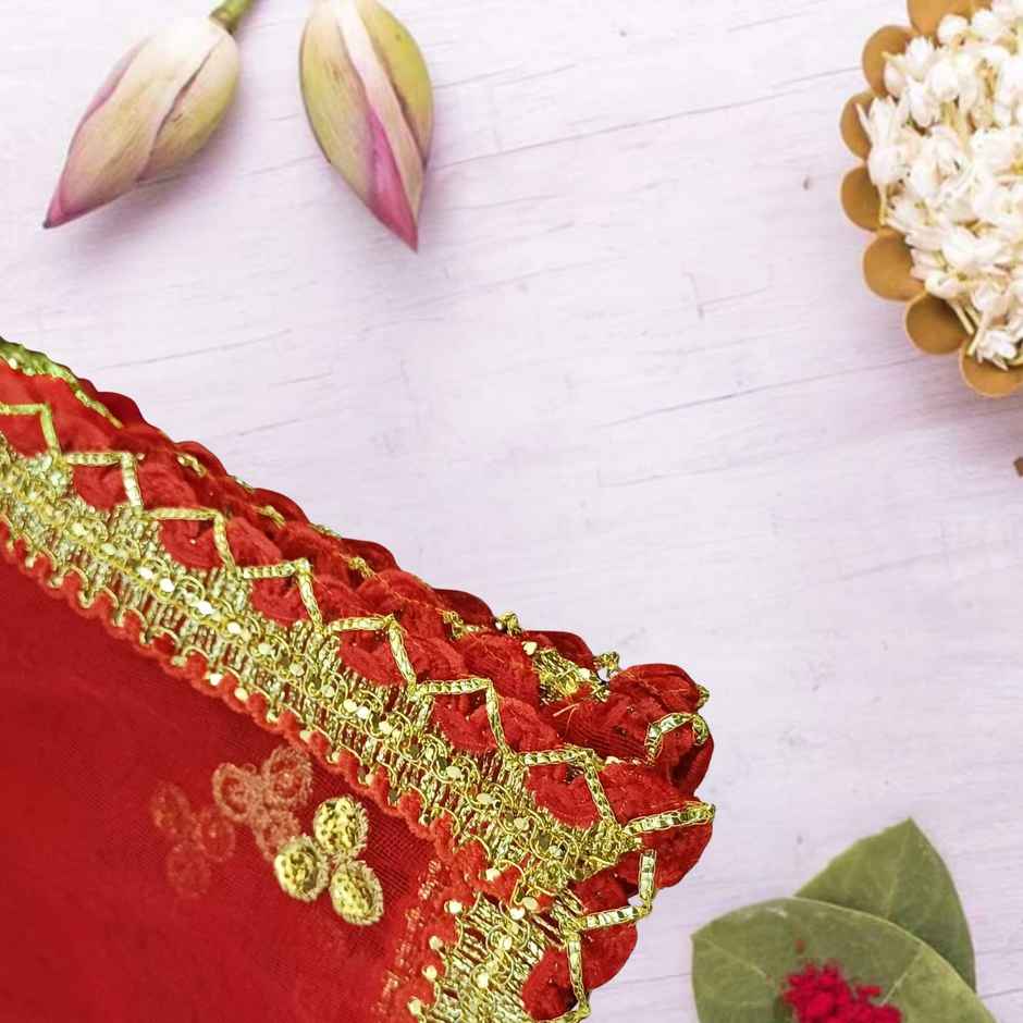 Gullak Chunri Sequins Three Circle | 20 x 13 inch