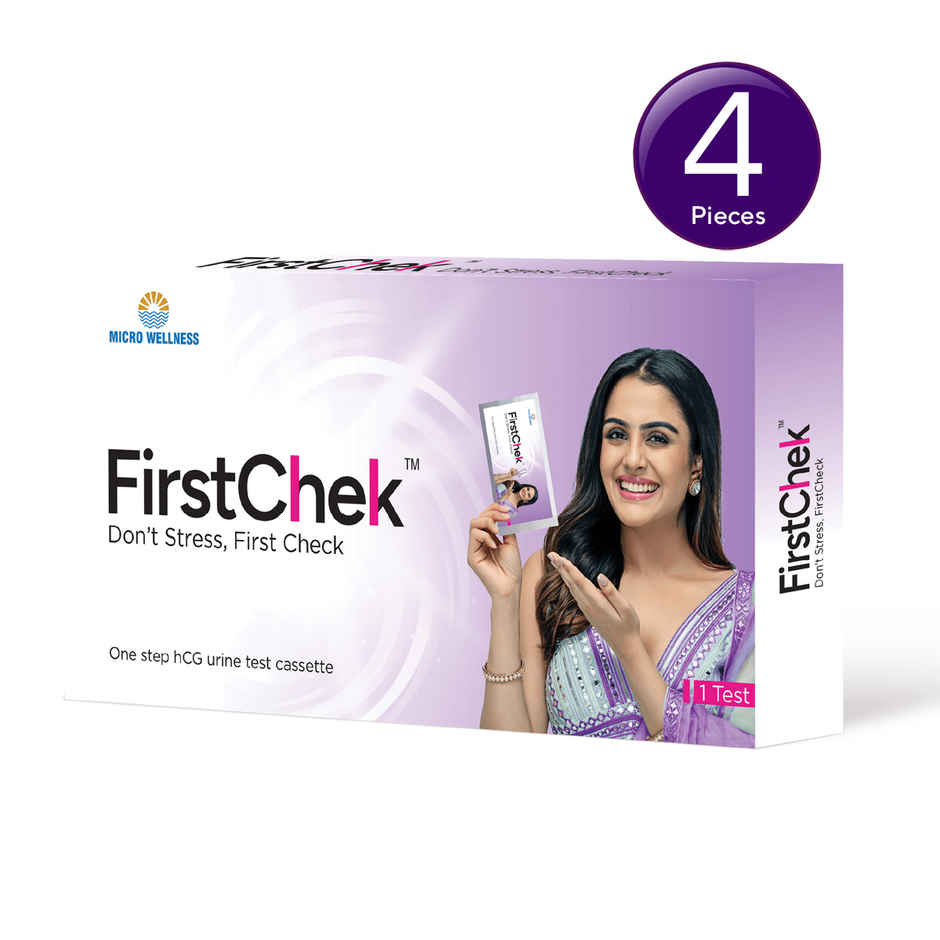 Micro Wellness Firstchek Pregnancy Test Kit Combo  