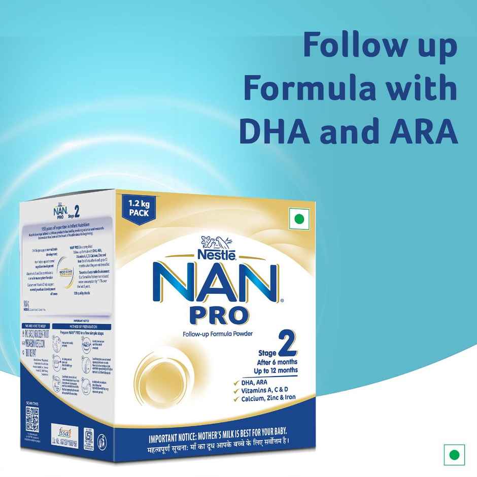 Nestle NAN PRO Stage 2 Follow-up Powder | 6 - 12 M
