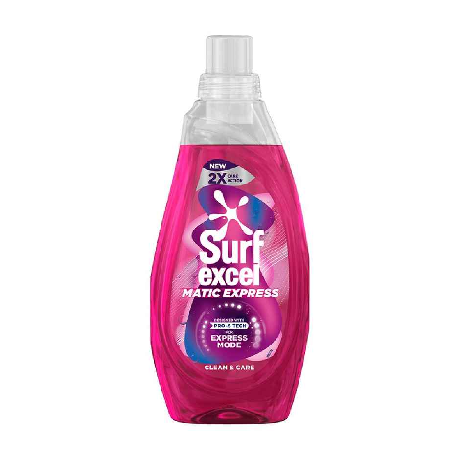 Surf Excel Matic Express Clean & Care (830ml) & Comfort Perfume Deluxe Mystique (1.8L) Combo