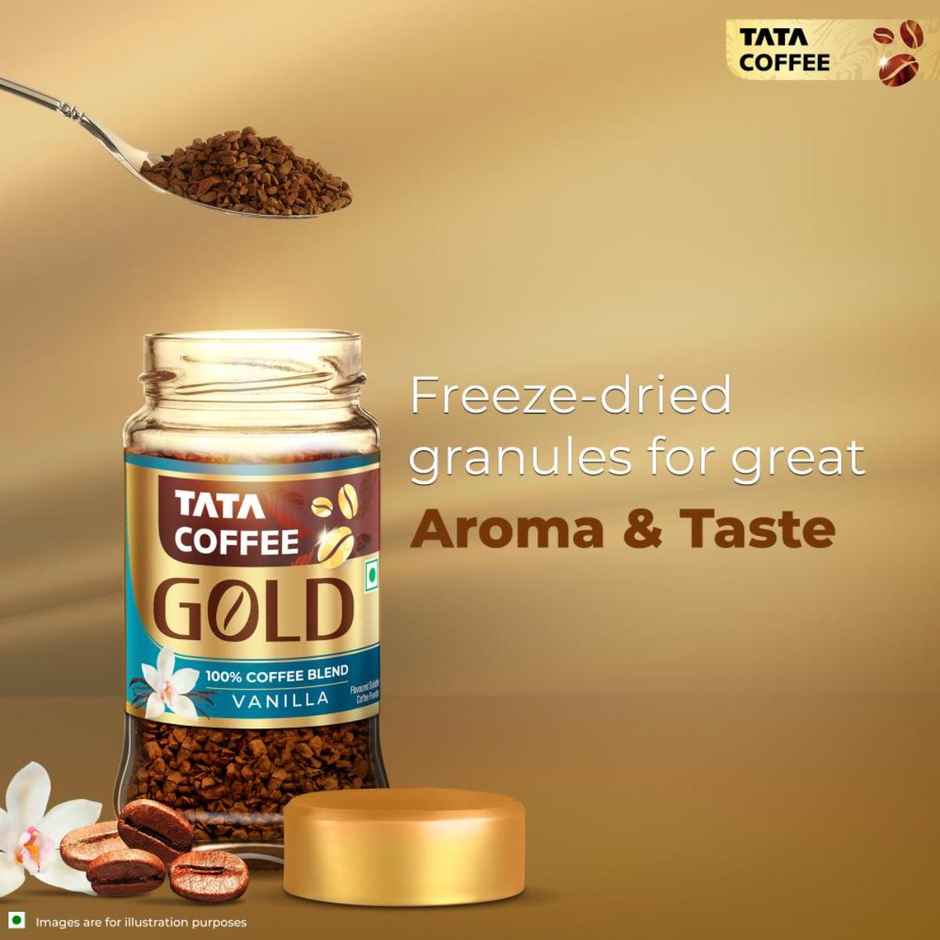 Tata Coffee Gold Vanilla Flavoured Instant Coffee