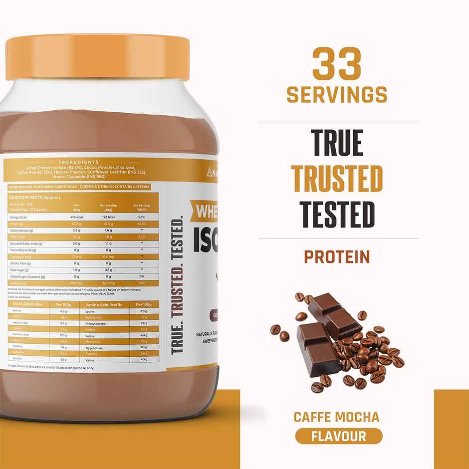 NATURALTEIN Whey Protein Isolate Caffe Mocha