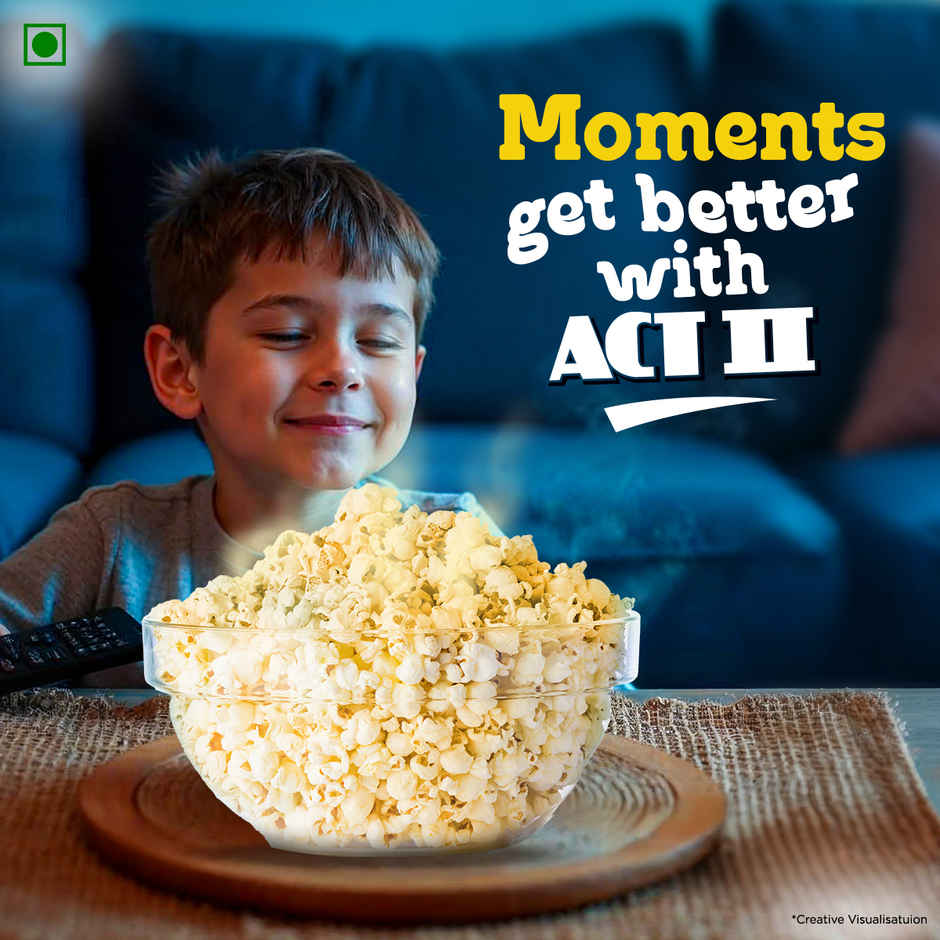 ACT II Instant Popcorn - Golden sizzle, Hot & Fresh in 3 mins Combo