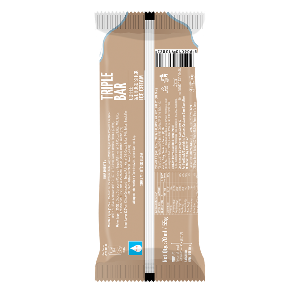 Dairy Day Triple Bar Coffee Ice Cream Stick Combo