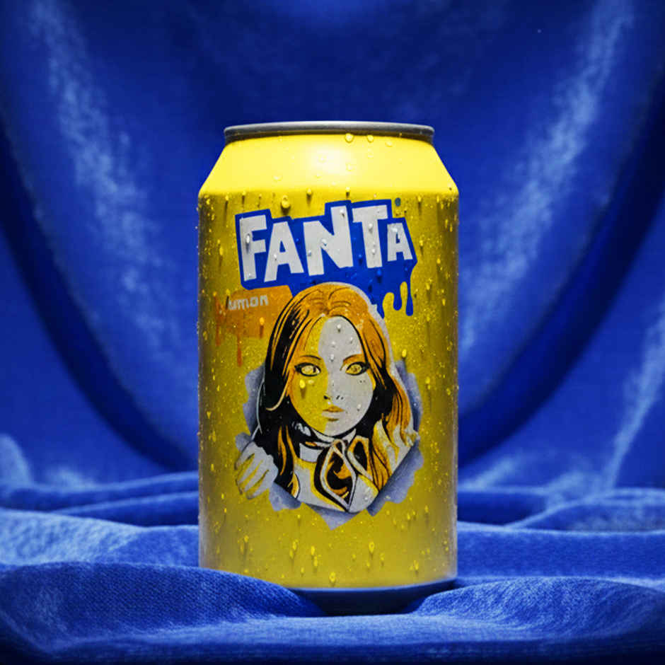 Fanta Lemon Flavour Soft Drink | Tin Can